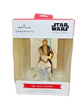 3hcm2973 Hallmark Star Wars Ftobi-wan Kenobift Christmas Tree Ornament