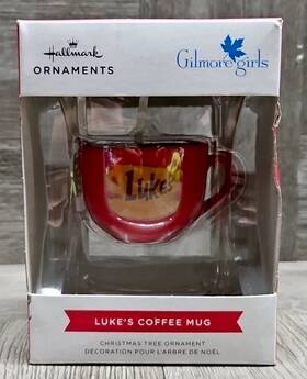 3hcm3244 Hallmark 2025 Gilmore Girls Lukes Coffee Mug Christmas Ornament New W Box