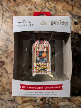 3hcm3495 Hallmark Harry Potter Hogwarts Express Bertie Botts Beans Christmas Ornament