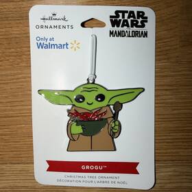 3hcm3655 Hallmark Grogu Metal Christmas Tree Ornament Walmart Exclusive 2024 Star Wars