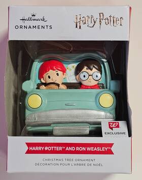 3hcm4300 Hallmark New Harry Potter And Ron Weasley Flying Car Christmas Ornament Walgreens