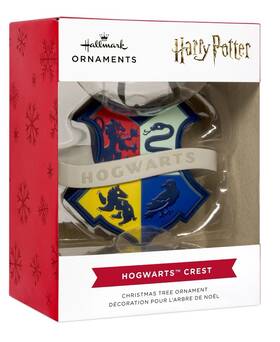 3hcm4301 Hallmark 2025 - Harry Potter Hogwart S Crest Christmas Ornament New