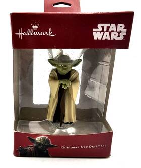 42668 Hallmark New Disney Star Wars Yoda Jedi Christmas Ornament 2016