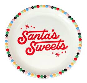 Hallmark 661127011661 Santa S Sweets 10 Inch Porcelain Christmas Plate New
