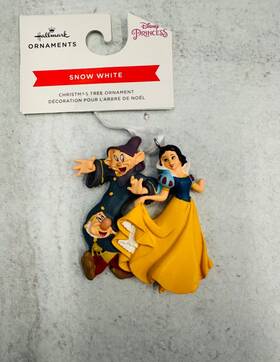 Hallmark 661127044935 Christmas Ornament Snow White Dopey Happy Disney Princess