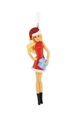Hallmark 661127102314 Lot Of Barbie Santa Holiday Christmas Tree Ornaments Decorations