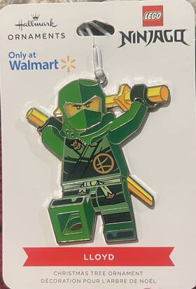 Hallmark 661127107159 Lego Ninjago Minifigure Lloyd Green Ninja Christmas Tree Ornament Metal
