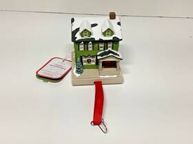 Hallmark 763795442799 Movie Christmas In Evergreen Stocking Holder House No Box