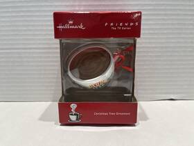 Hallmark 763795561650 Friends Central Perk Cafe Coffee Cup Christmas Tree Ornament Brand New