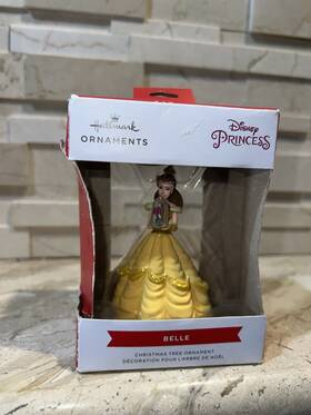 Hallmark 763795713189 Disney Belle Beauty And The Beast Christmas Tree Ornament Bad Box