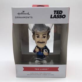 Hallmark 763795839612 Ted Lasso Tv Show Character Christmas Tree Ornament 2023 Soccer