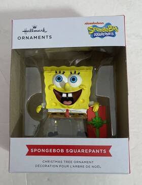 Hallmark 763795839780 Spongebob Squarepants Nickelodeon Christmas Tree Ornament 2023