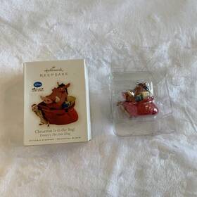Hallmark 795902095840 Keepsake Ornament Christmas Is In The Bag Timon Pummba Lion King 2009