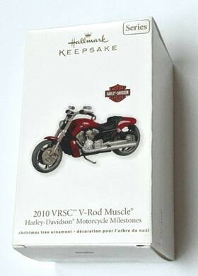 Hallmark 795902202460 Christmas Ornament Harley Davidson Vrsc V-rod Muscle New 2010