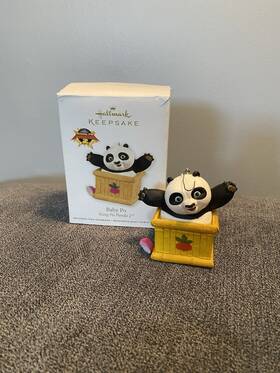 Hallmark 795902206383 Keepsake Baby Po Kung Fu Panda 2011 Christmas Tree Ornament In Original