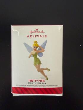 Hallmark 795902417727 Tinkerbell Pretty Pixie Christmas Ornament 2014 Disney Peter Pan