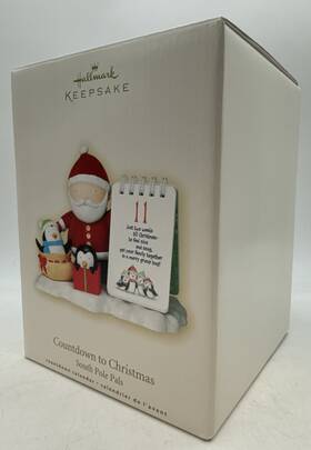 Hallmark 795902990466 Keepsake Countdown Calendar To Christmas South Pole Pals 2007 Retired