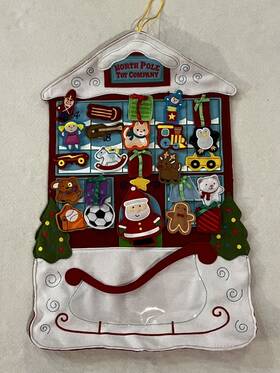 Hallmark 795902997946 Countdown To Christmas North Pole Toy Co. Advent Calendar With Box Santa