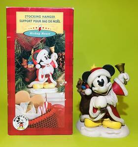 Hallmark Disney 015012460513 Mickey Mouse Santa Clause Christmas Bag Of Toys Stocking Hanger