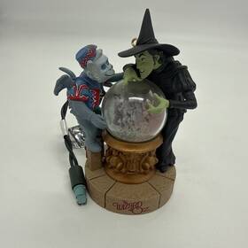 Qlx7565 Hallmark 2001 Wizard Of Oz Wicked Witch Lighted Xmas Halloween Ornament No Box