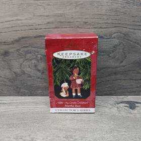 Qx6142 Hallmark 1997 Keepsake Ornament Nikki All Gods Children Martha Root Christmas