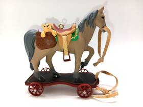 Qx6299 Hallmark Keepsake Ornament 1999 A Pony For Christmas #2