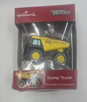 2hcm4088 Hallmark Tonka Dump Truck Christmas Tree Ornament 2018 Construction Vehicle New