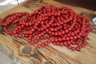 Handmade Garland With Wood Beads 36ft