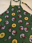 Handmade New John Deere Christmas Santa Bibbed Apron Lady Cotton