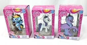 Hasbro 086131390708 My Little Pony 2016 Christmas Holiday Tree Ornament Lot Of 3 Rainbow Dash