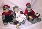 Hbd0480 Quilted Treasures Stuffed Musical Christmas Frogs Set Of Croaking Jingle