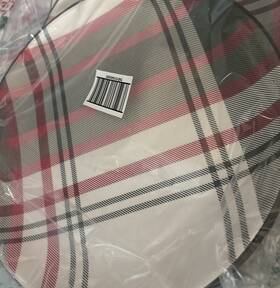 Hearth & Hand 198101640505 And Magnolia Christmas Dinner Plates Plaid Melamine Holiday 2024 Set/4