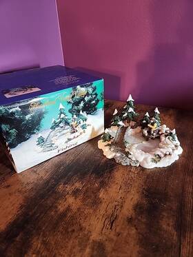Heartland Valley Village 759735008347 Rare Inch Fishing Christmas Vintage Collection