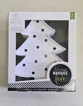 312194 Heidi Swapp Customizable Christmas Tree New Light Kit Marquee Love Battery