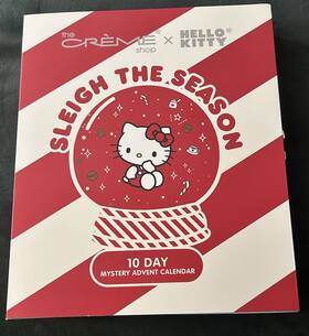 Hello Kitty 197638031619 New 10 Day Advent Calendar Creme Shop Sleigh The Season Christmas