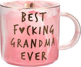 Hendson 768114559226 Grandma Christmas Gifts Birthday - 11.5 Ounces Pink Marble