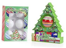 43227-831 Hey Buddy Pal Investments Llc Christmas Tree Ornament Decorating Kit And 6 Pack Of Ornaments