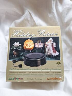 M-810 Hms Mfg.co. Rare Christmas Decorations Holiday Rotator Halloween Easter Model 810 Usa Made
