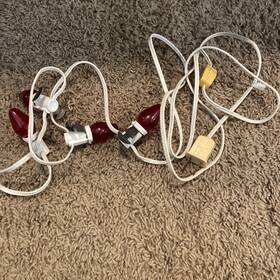 Hf-20 Ho Fong Ho-20 4 Bulb Light Power Cord White Christmas Halloween House Village F1