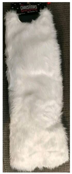 Hl9181602 Hobby Lobby 60 Inch White Faux Fur Christmas Tree Skirt New