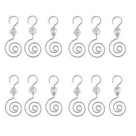 Hohiyaoh03s Hohiya 36 Pc Ornament Hooks Hangers Christmas Decorative Hanging Stainless Wire With Ac