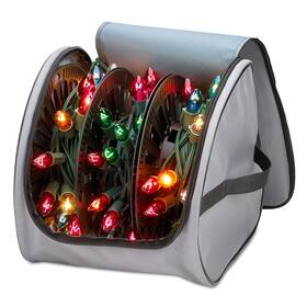 600d Holdn Storage 850027756295 Premium Christmas Light Bag Heavy-duty Tear-proof Material Wit