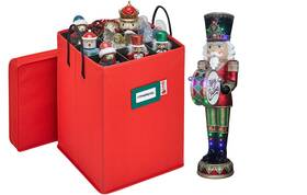 Holdn Storage 850027756356 Christmas Nutcracker And Figurine Collectible Box - Stores Up To 9-16 Ta