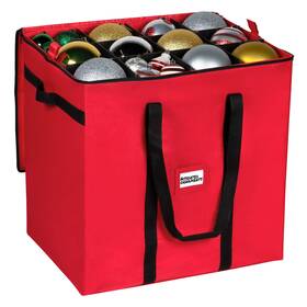 Holdn Storage 850027756479 Christmas Extra Large Ornament Container - Box Stores Up To 48 6 Inch O