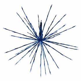 Holiday Bright Lights 810105895568 Radiant Blasts Christmas Light 8 Functions 80 Blue Leds 16 Inch - Led16rb3n1blb
