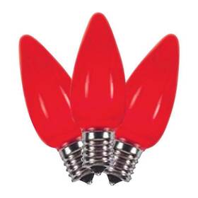 Bu25ledsc9-orda Holiday Bright Lights C9 0.6w Red Led Christmas Light Bulb