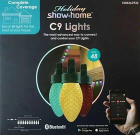 W1010020 Holiday Homeshow Show Home 48-light Led Multi-color C9 Christmas Lights-rare