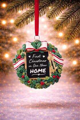 Holiday Lane 194145739731 First Christmas New Home Ornament Housewarming Tree Decor Gift