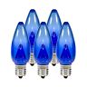 Holiday Lighting Outlet Smooth C9 Christmas Lights Blue Led Light Bulbs