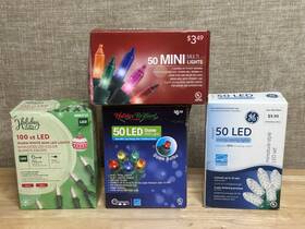 5270925 Holiday Living 4 Boxes Multicolor Led Christmas String Lights